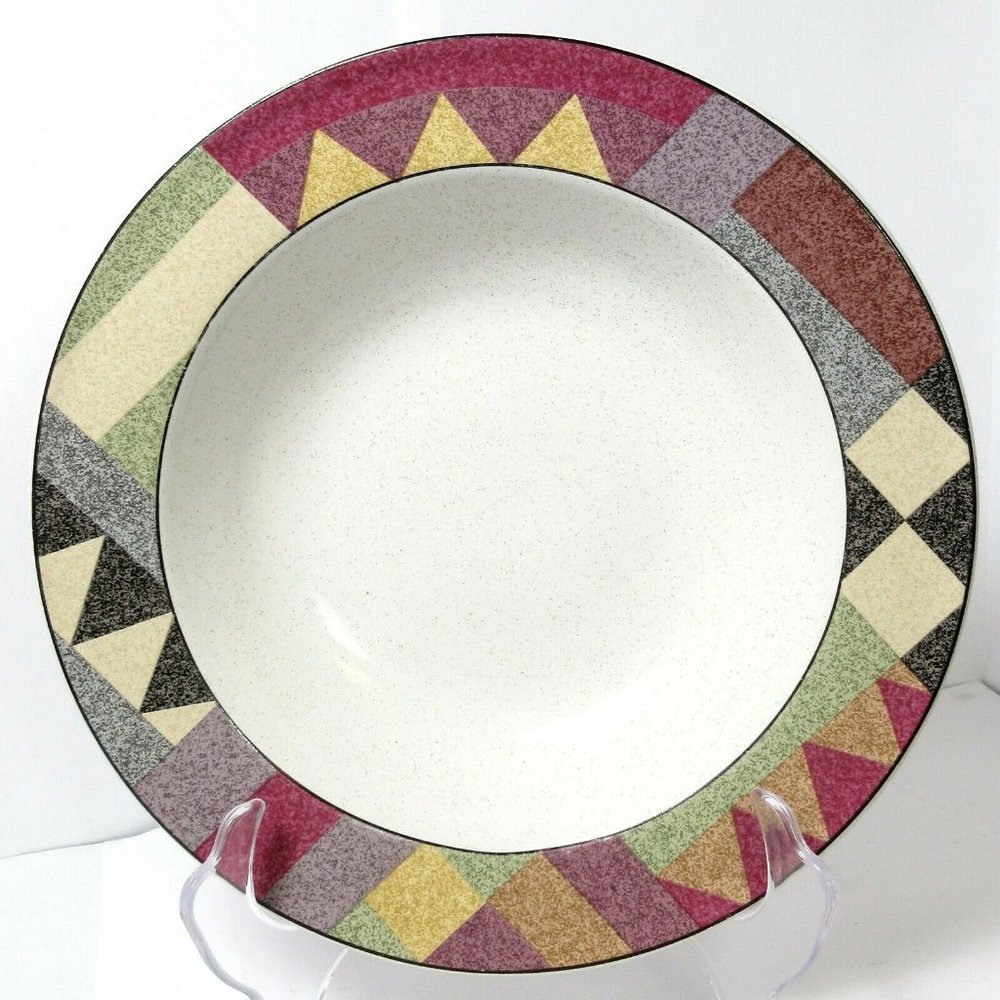 Mikasa Studio Nova Palm Desert Y 2216 Soup Plate Bowl 8.25" Replacement Ovenware